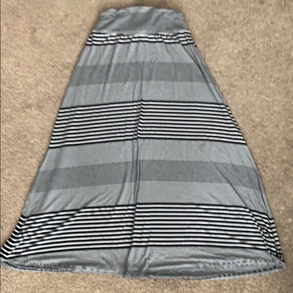 Black and white skirt